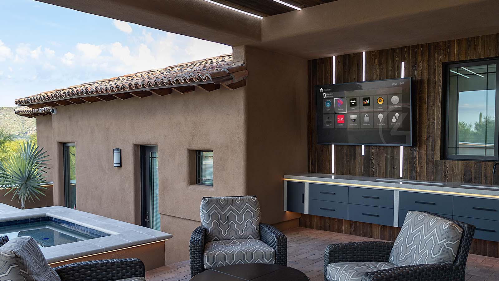 Modern warm colored conference Room with Leon Speakers